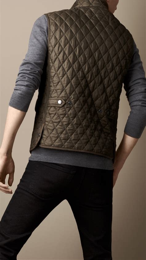 burberry quilted gilet|burberry gilet men's.